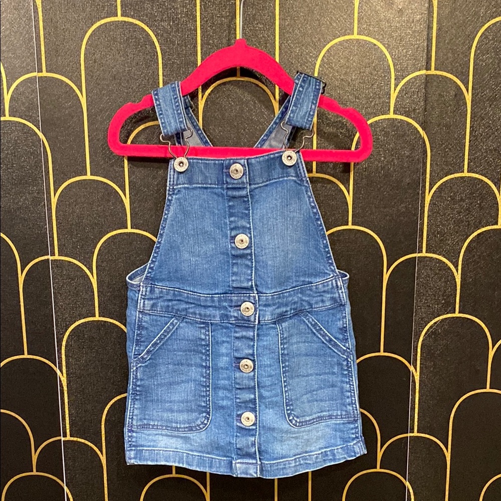 Oshkosh B’Gosh jean overall skirt size 2t